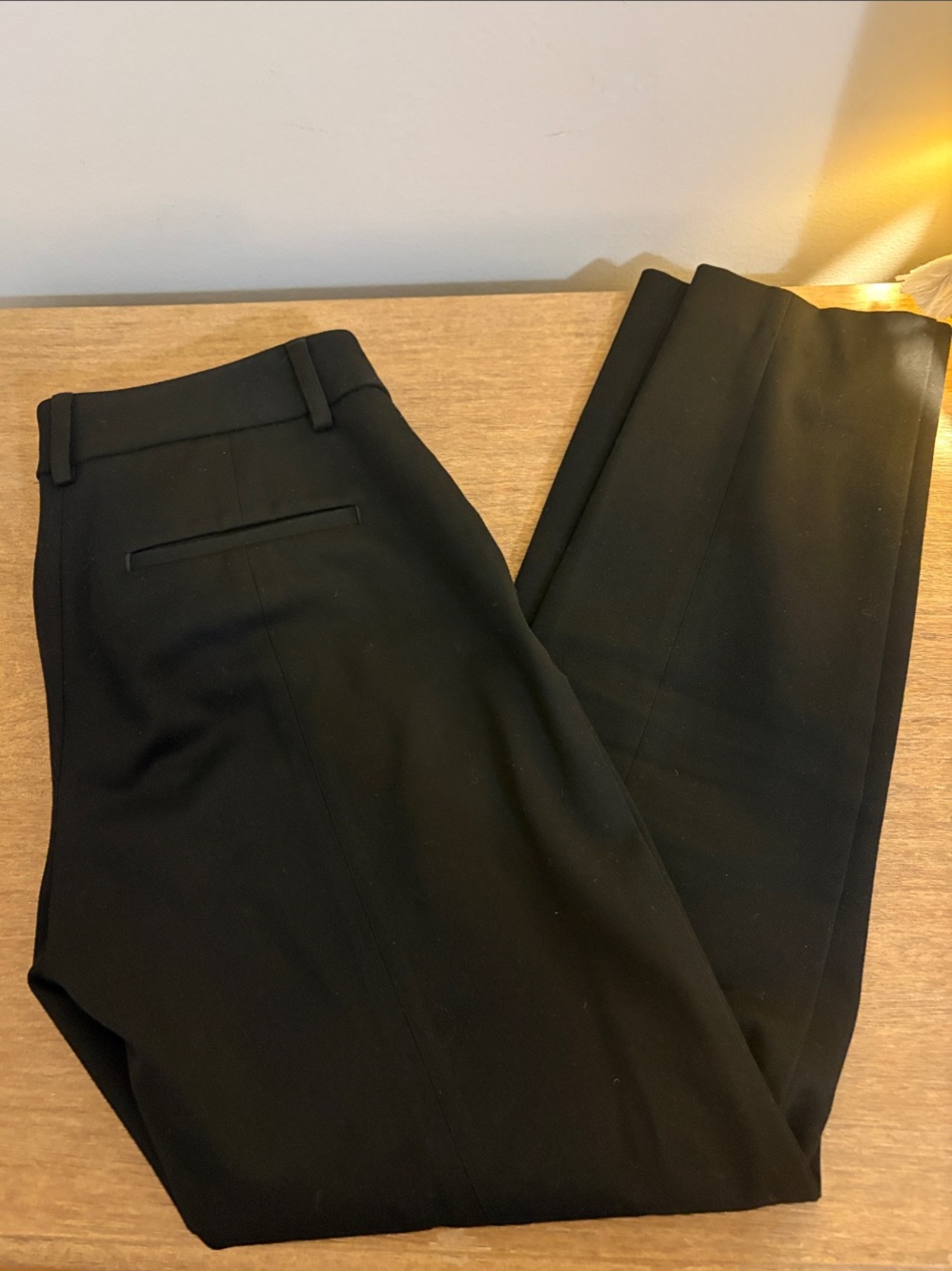Express Women's Black Straight Leg Dress Pants